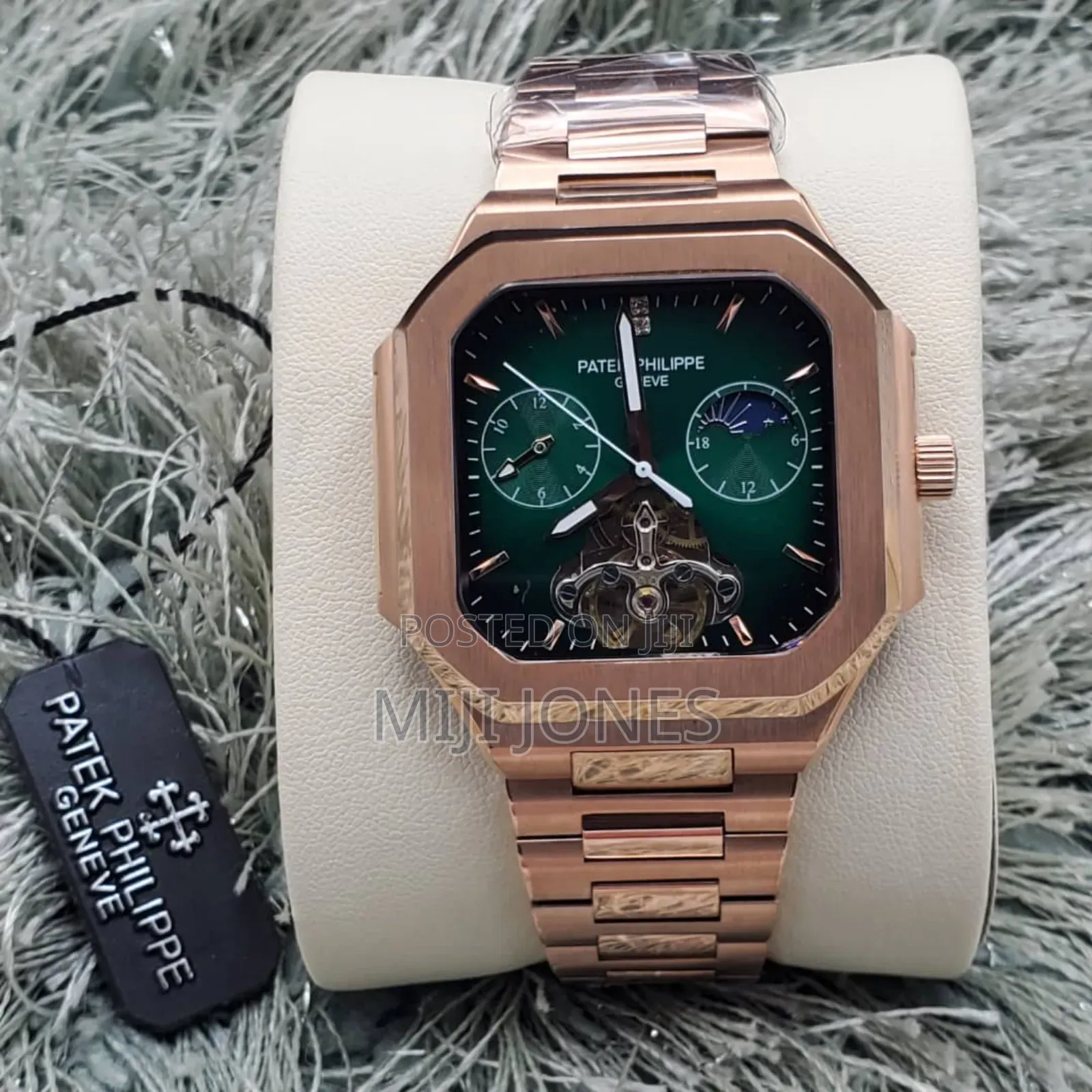 "Timeless Elegance:Patek Philippe Automatic Watch With Chain Strap"