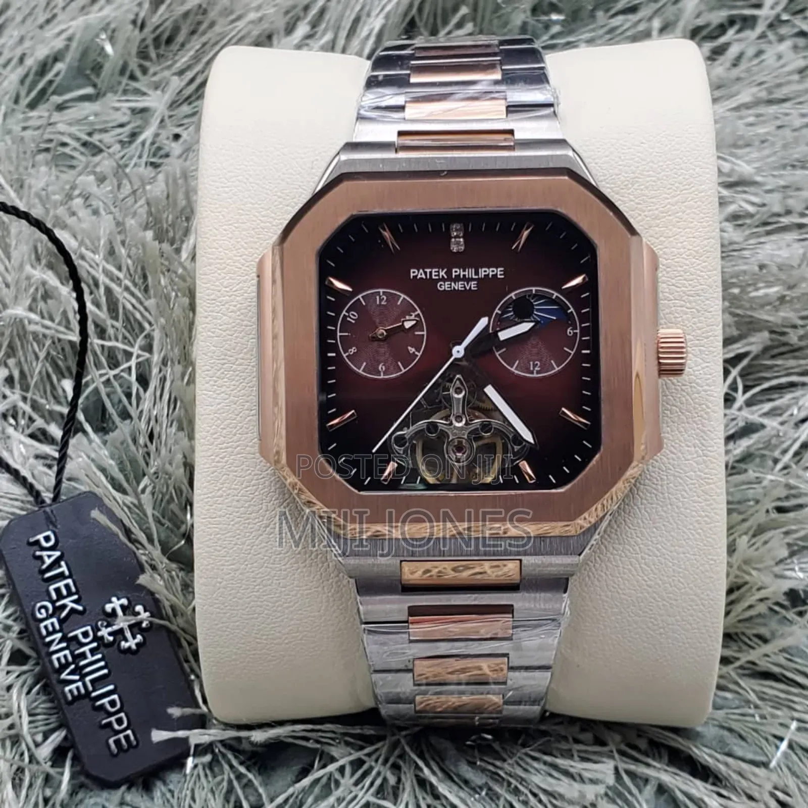 "Timeless Elegance:Patek Philippe Automatic Watch With Chain Strap"