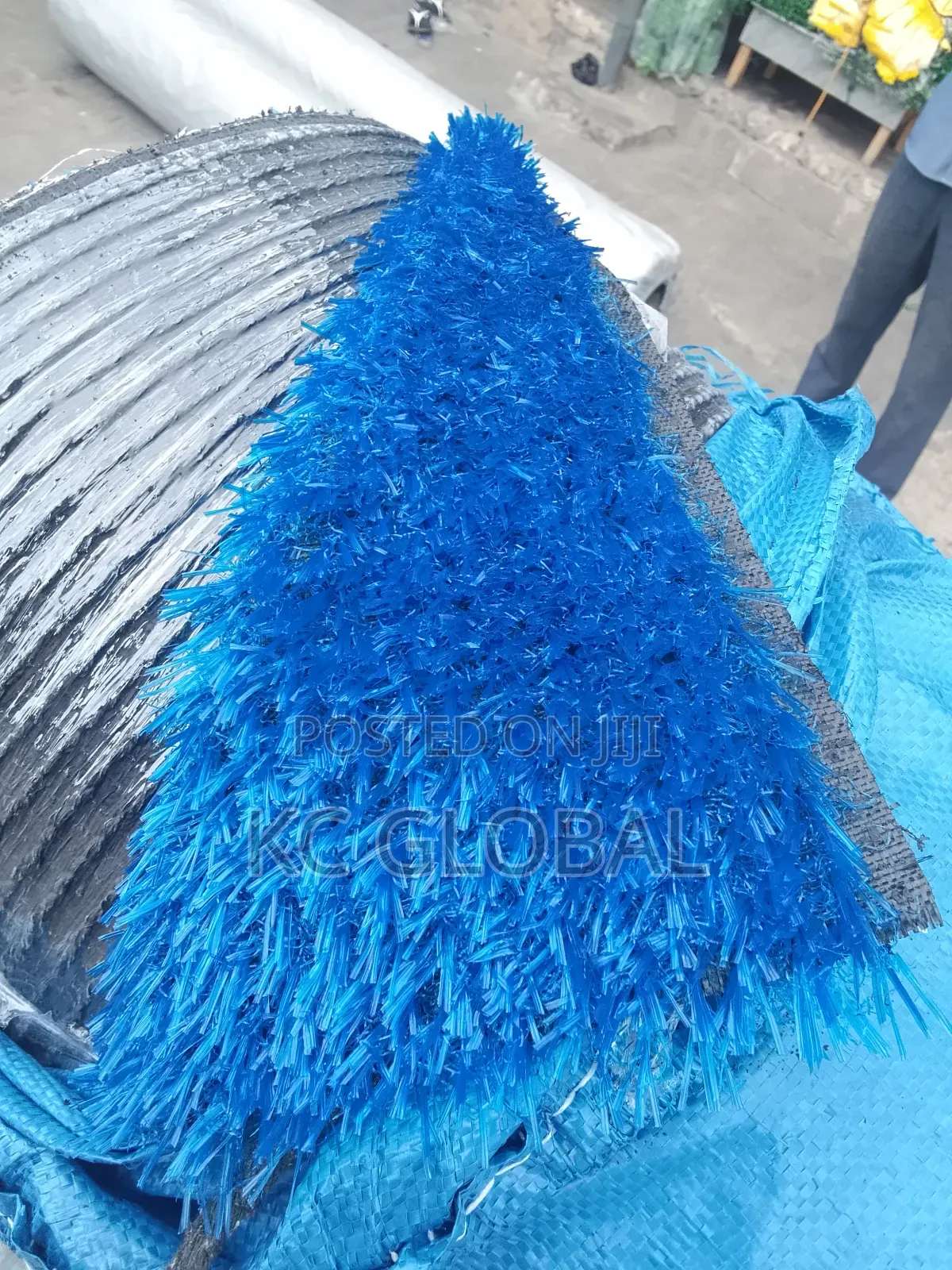 Artificial Grass 25mm Blue and Gray Available