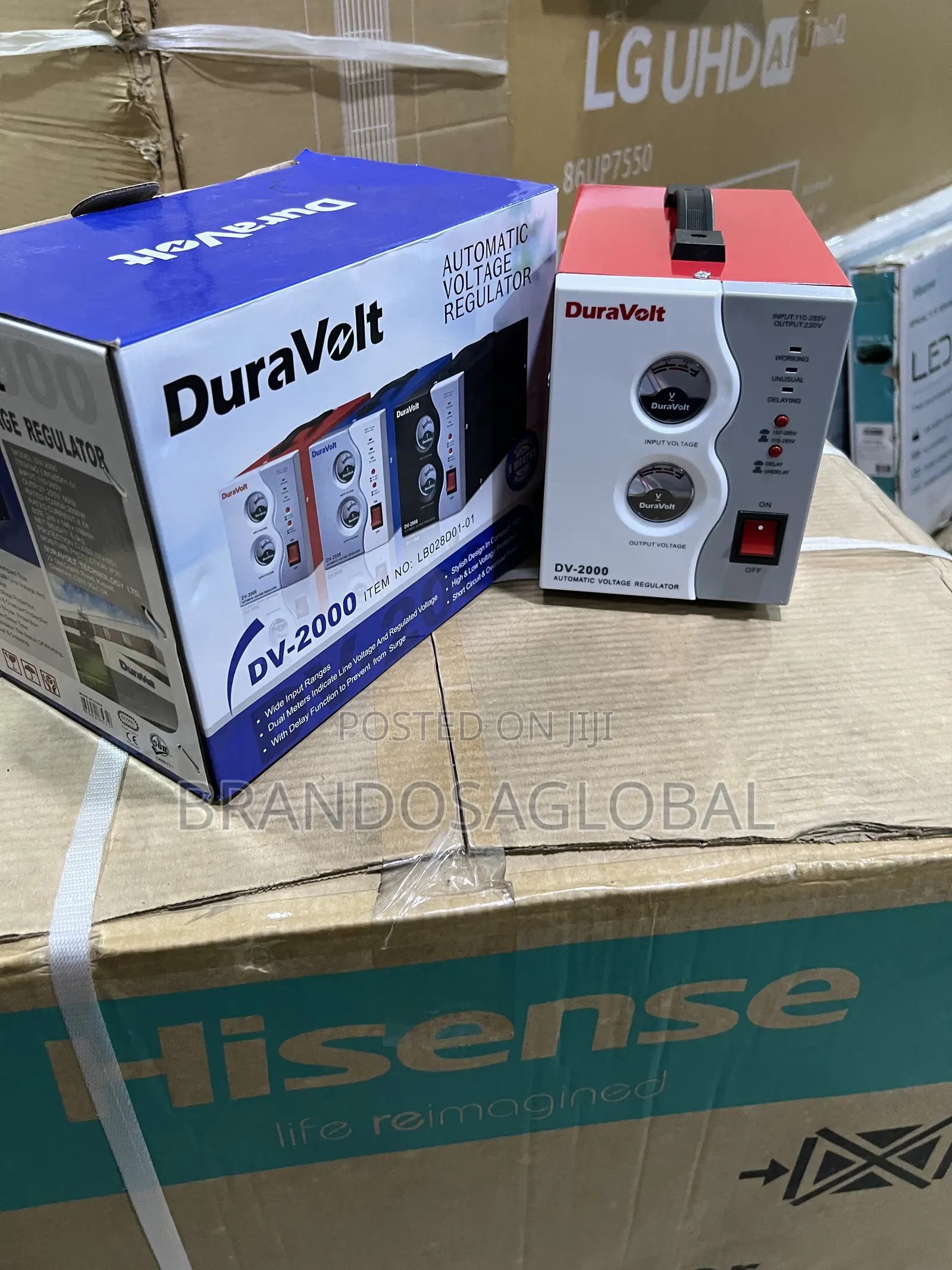 Duravolt 2000w Voltage Regulator for Appliance Safety