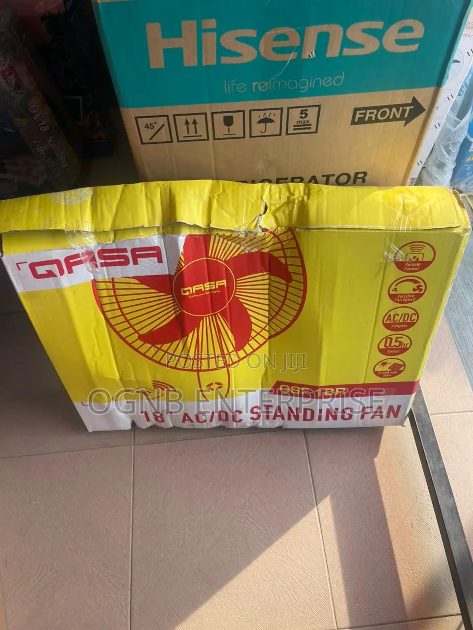 Qasa 18 Inches AC/Dc Standing Fan
