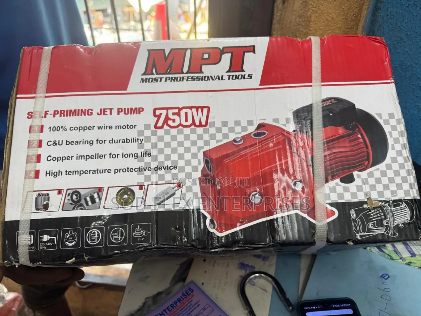 1hp 100% Pure Copper Mpt Water Pump Machine