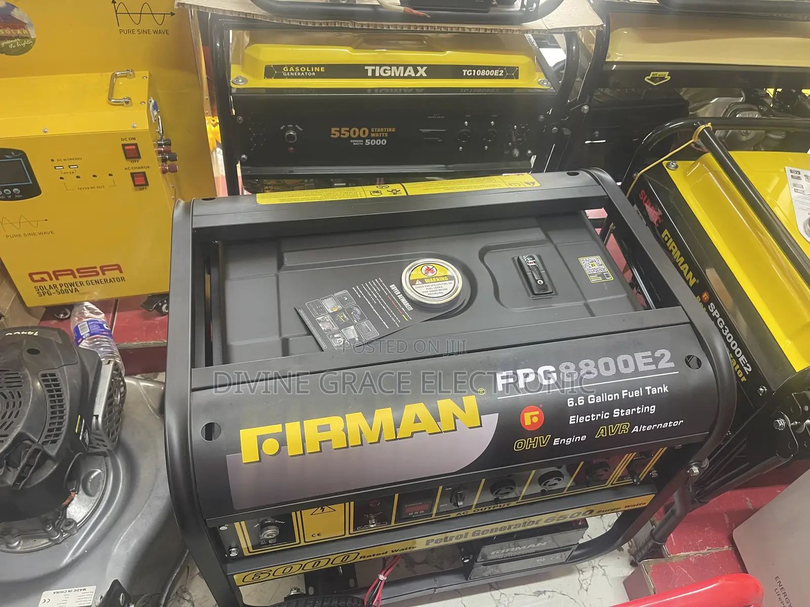 8kva Firman Brand New Petrol Generator ,100% Copper Coil Gen