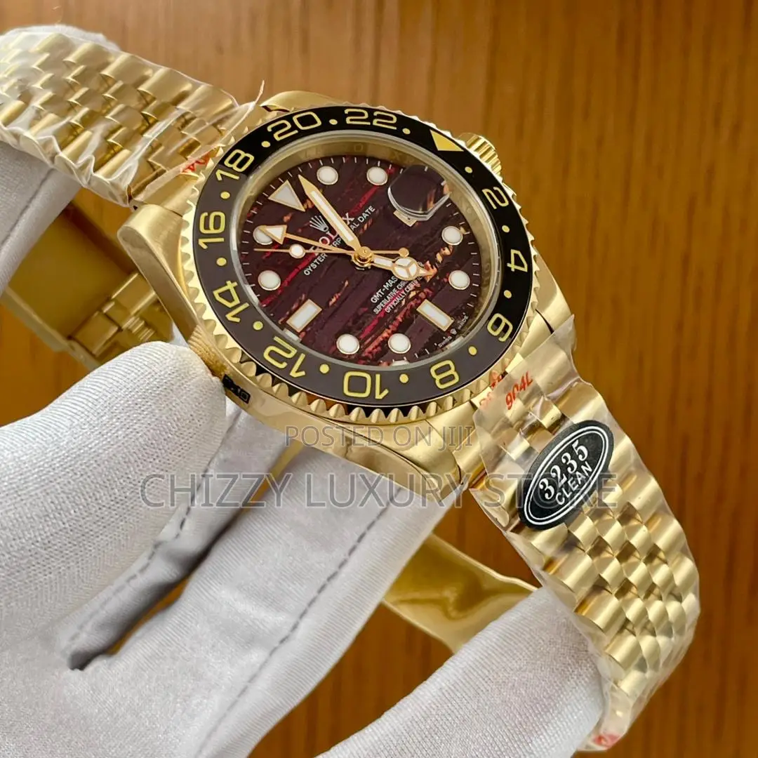 Rolex Quality Luxury Men Chain Strap Wristwatch