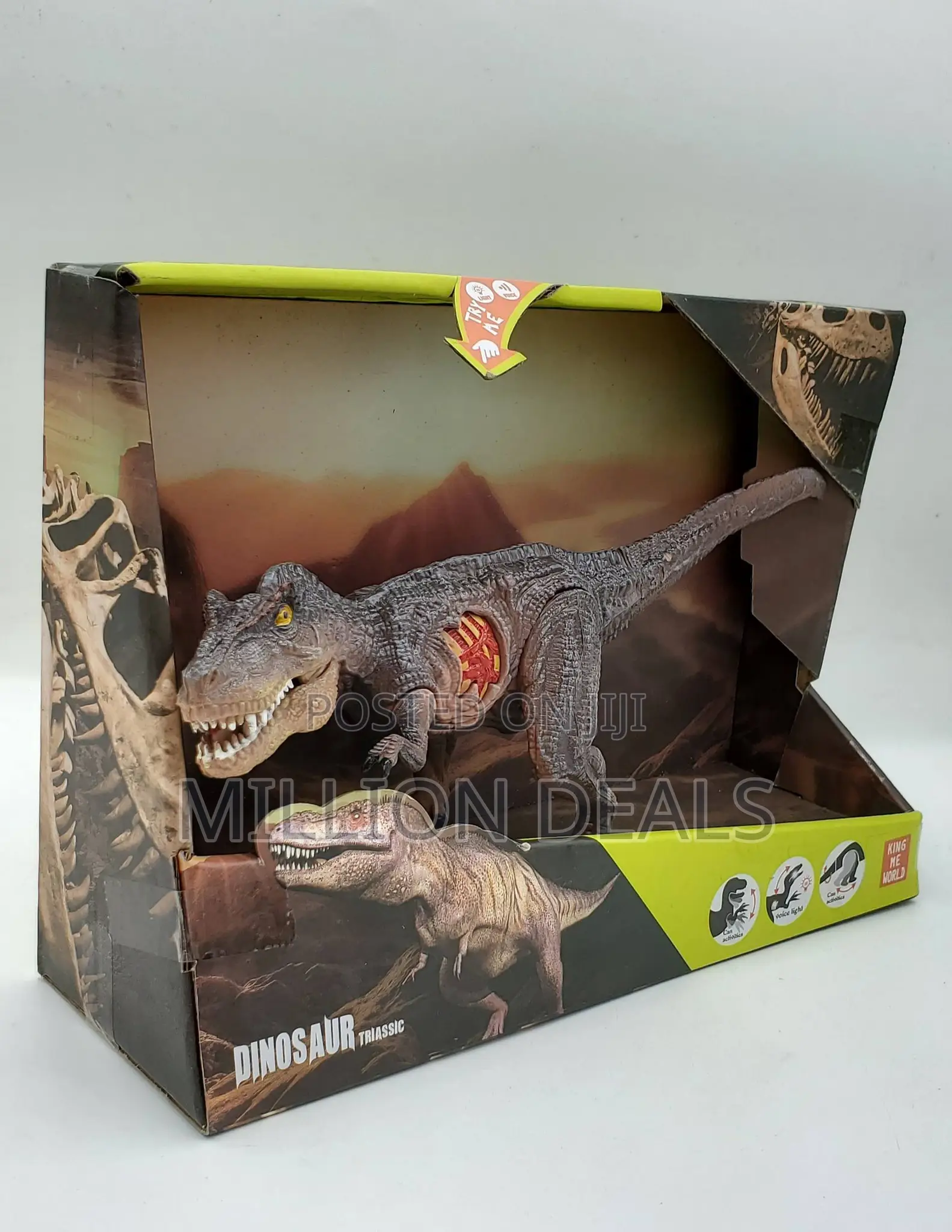 Dinosaur Triassic Light Voice Kids Toy Ages 3+