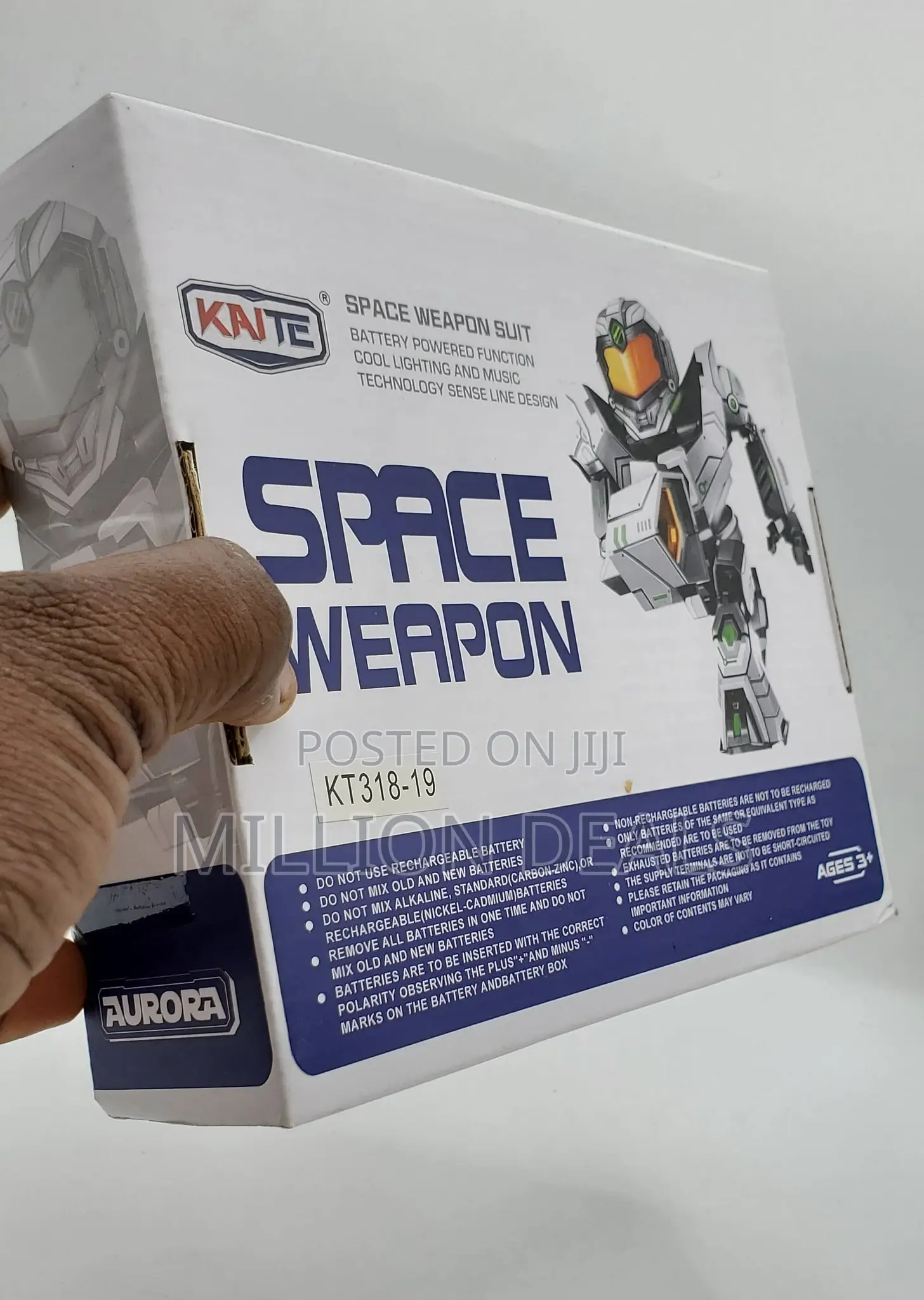 Space Weapon Kids Toy Gun Ages 3+