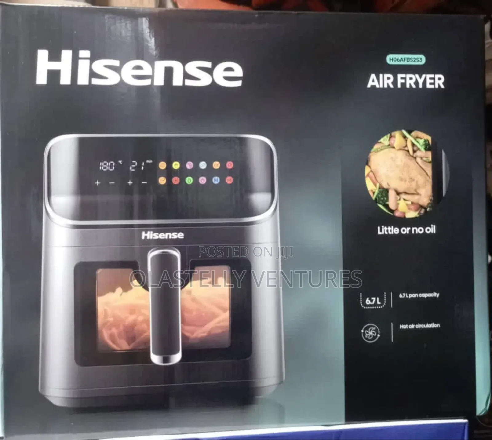 Hisense Air Fryer 6.7l Ch