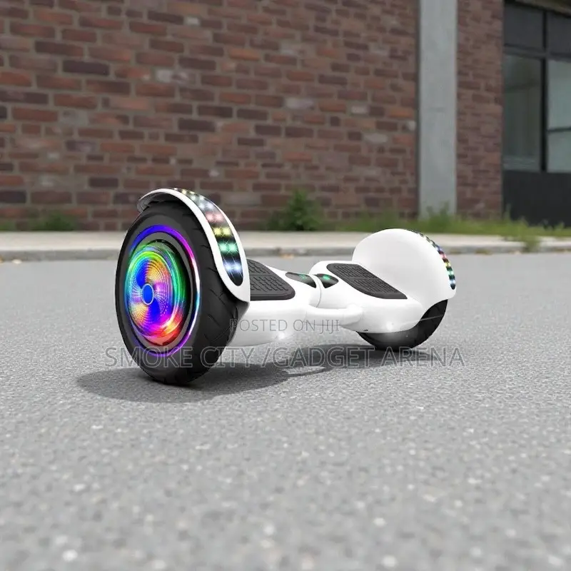 Premium 10-Inch Smart Hoverboard – Camo Blue Classic White Editions