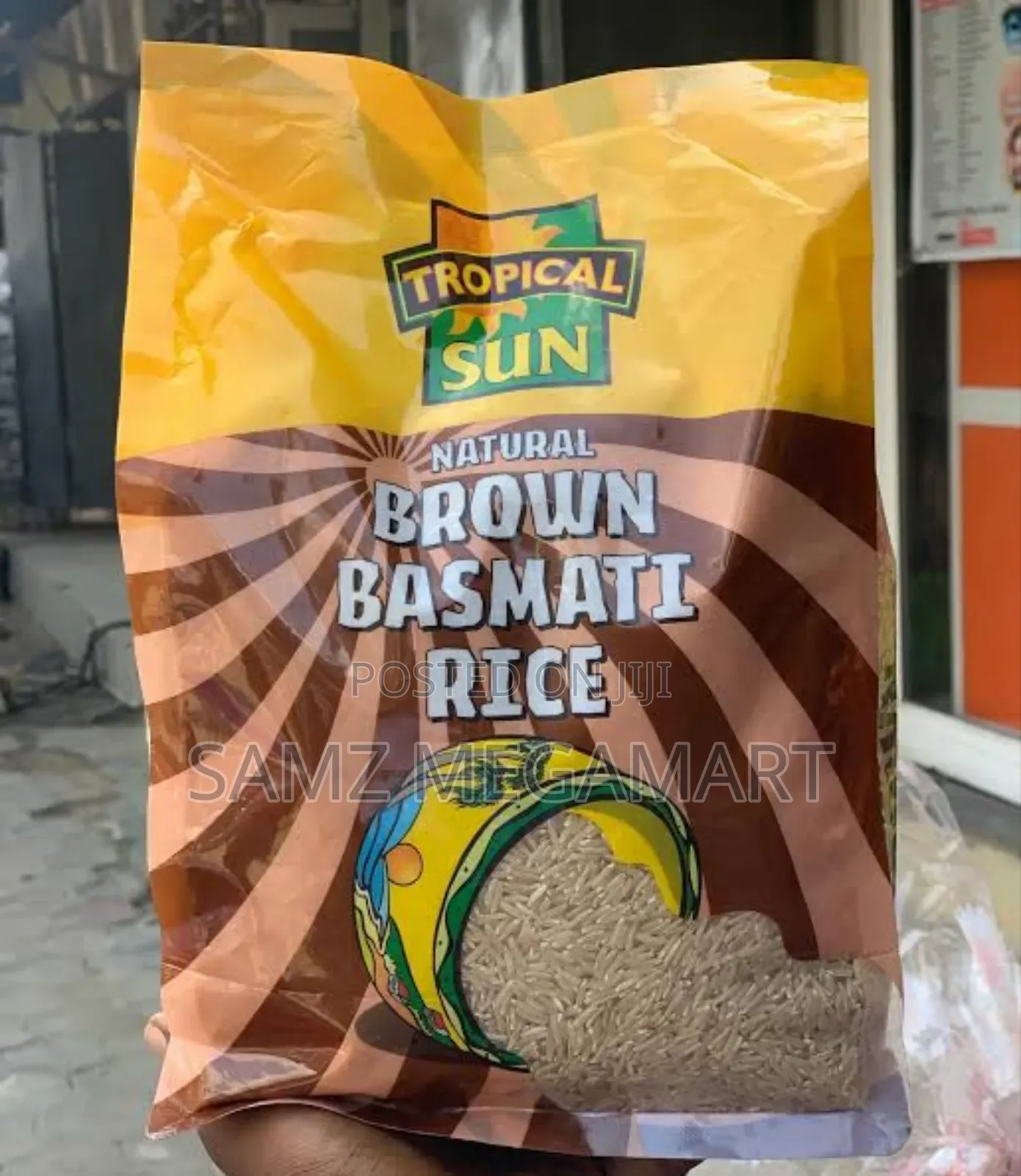 Tropical Sun Natural Brown Basmati Rice 2kg – High-Fibre, Wholegrain