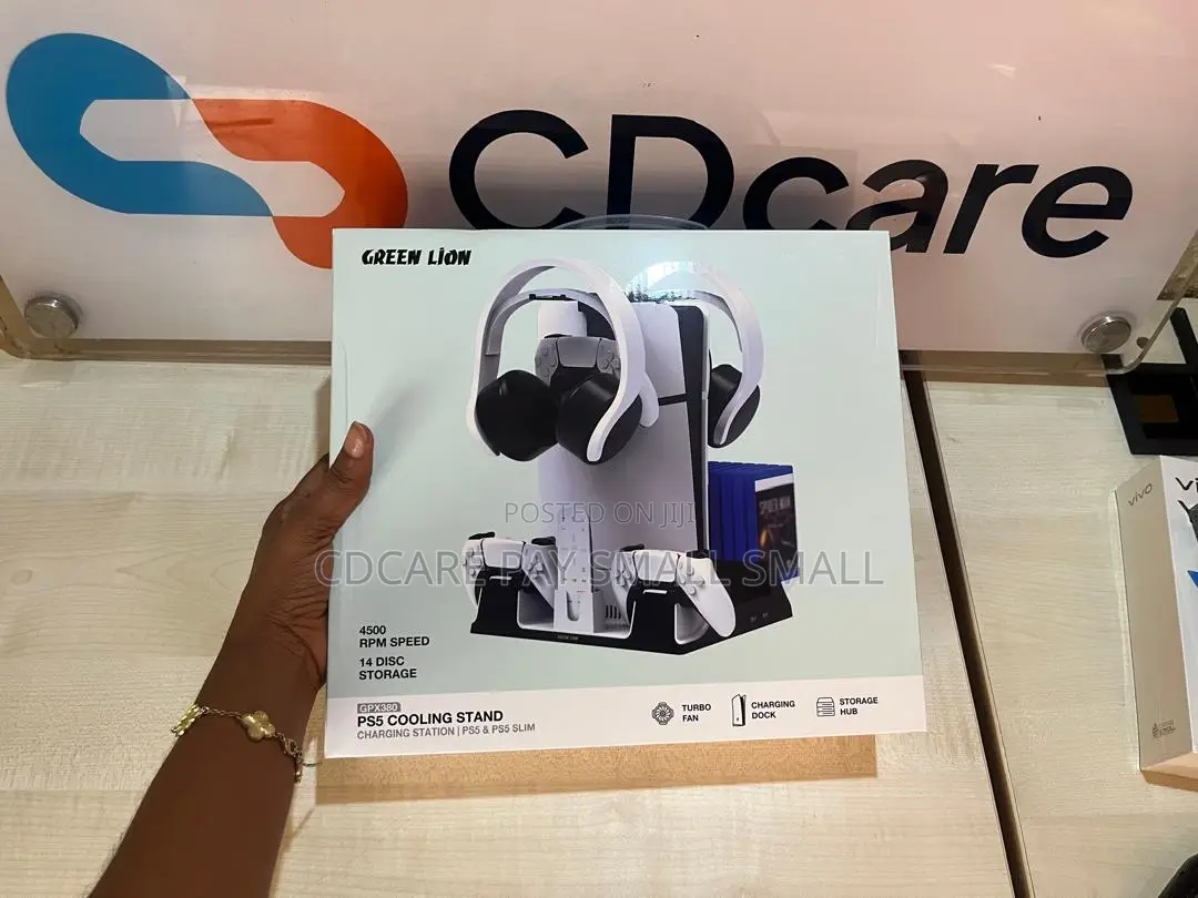 Pay Small Small Green Lion Ps5 Cooling Stand On Cdcare.App