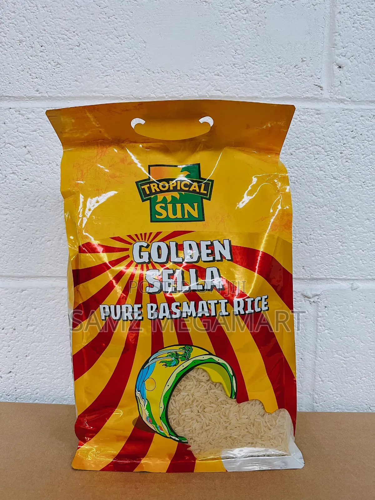 Tropical Sun Golden Sella Basmati Rice 5kg Extra-long, Non-sticky Rice