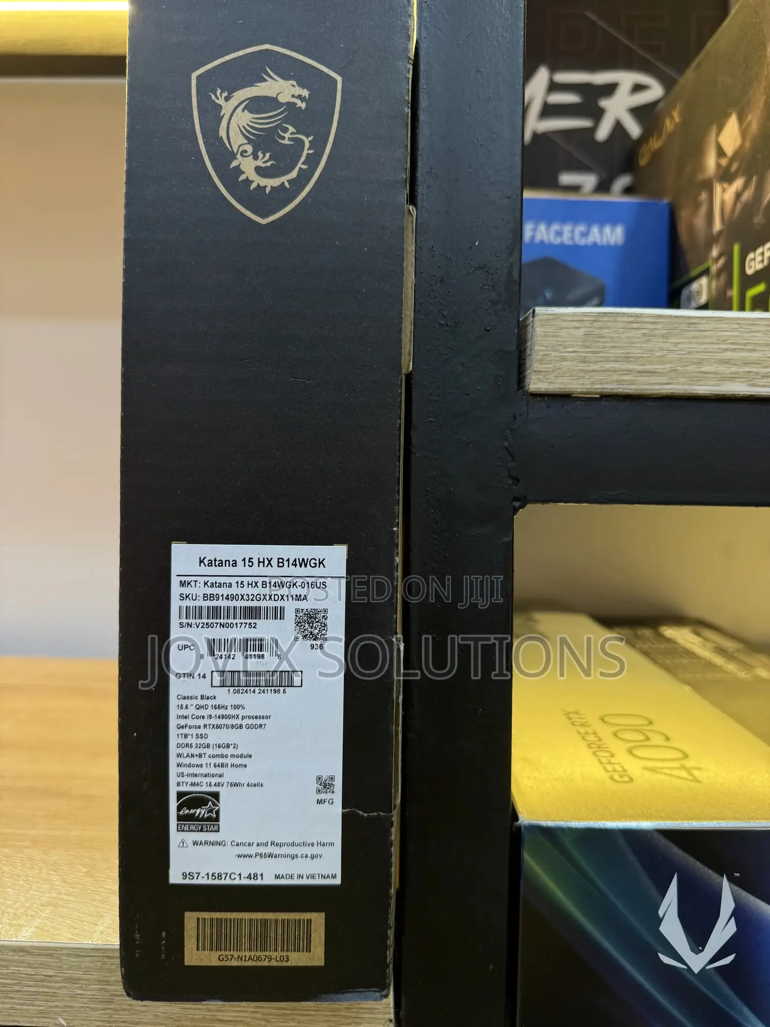 New Laptop MSI Katana 15 32GB Intel Core I9 SSD 1T