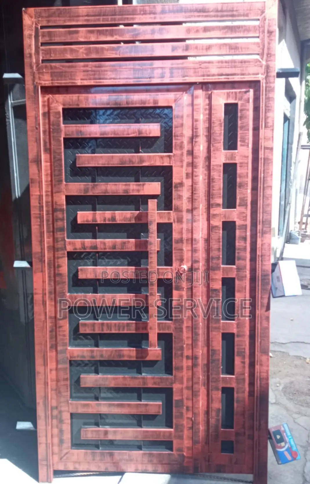 4ft By 7ft Modern Metal Sliding Gate.
