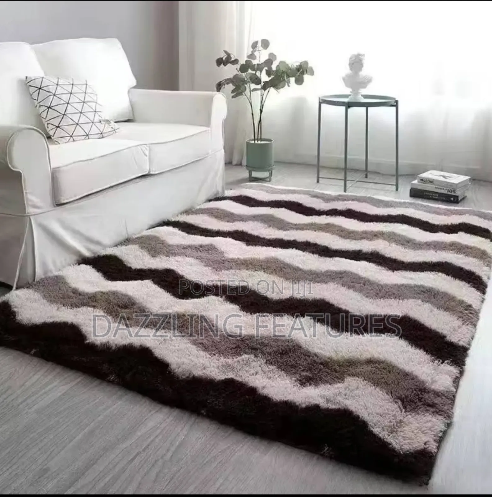 Luxury Fluffy Shaggy Center Rug Non-Shedding Super Soft (5x7ft)