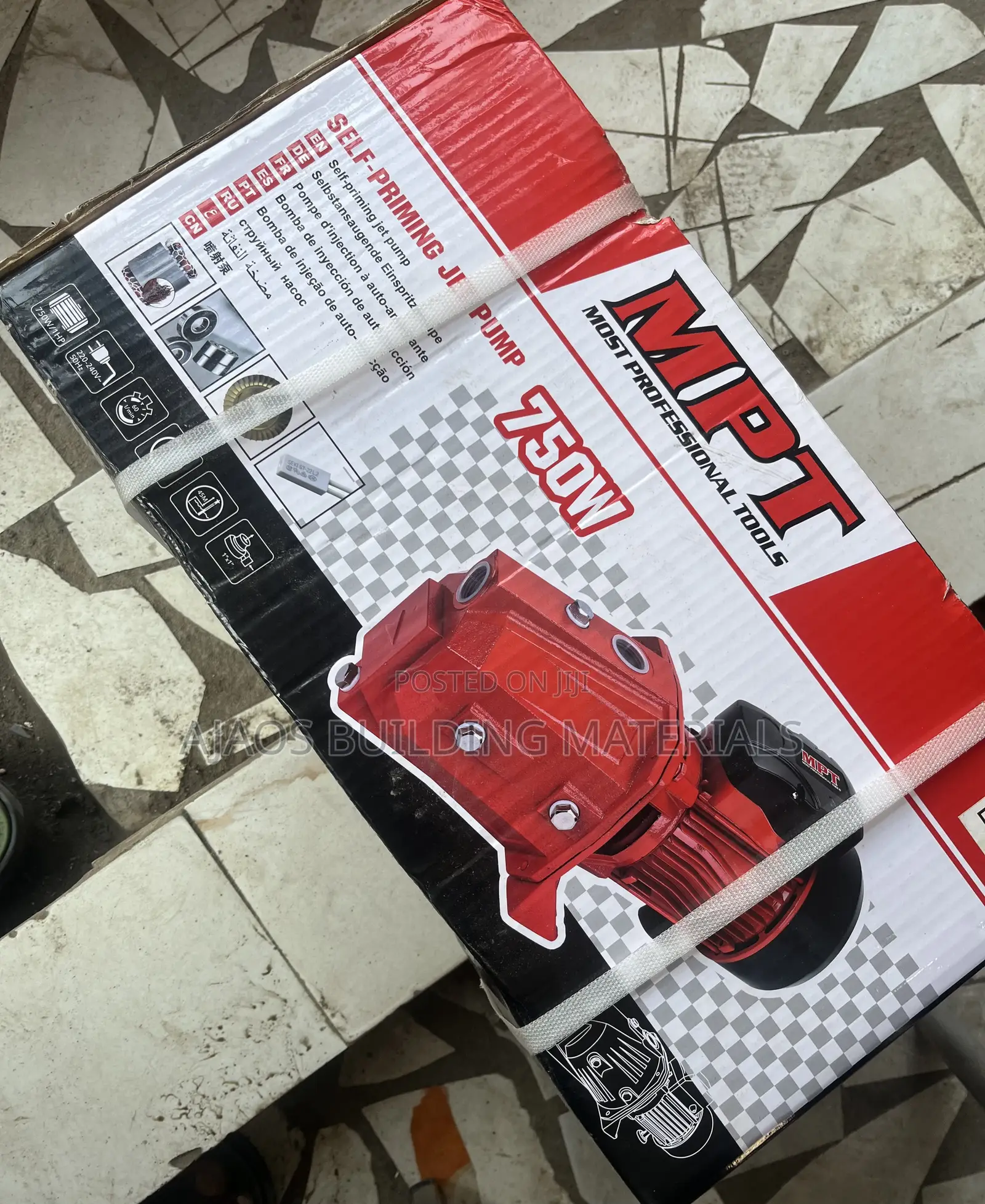 MPT 1hp Self Priming Jet Pump 100%Copper