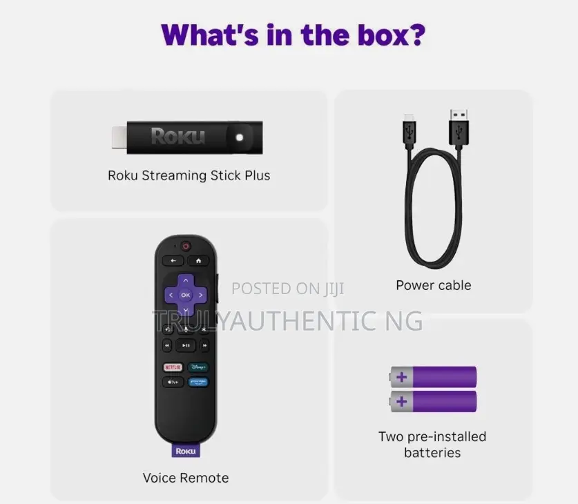 Roku Streaming Stick Plus - HDR With Voice Remote