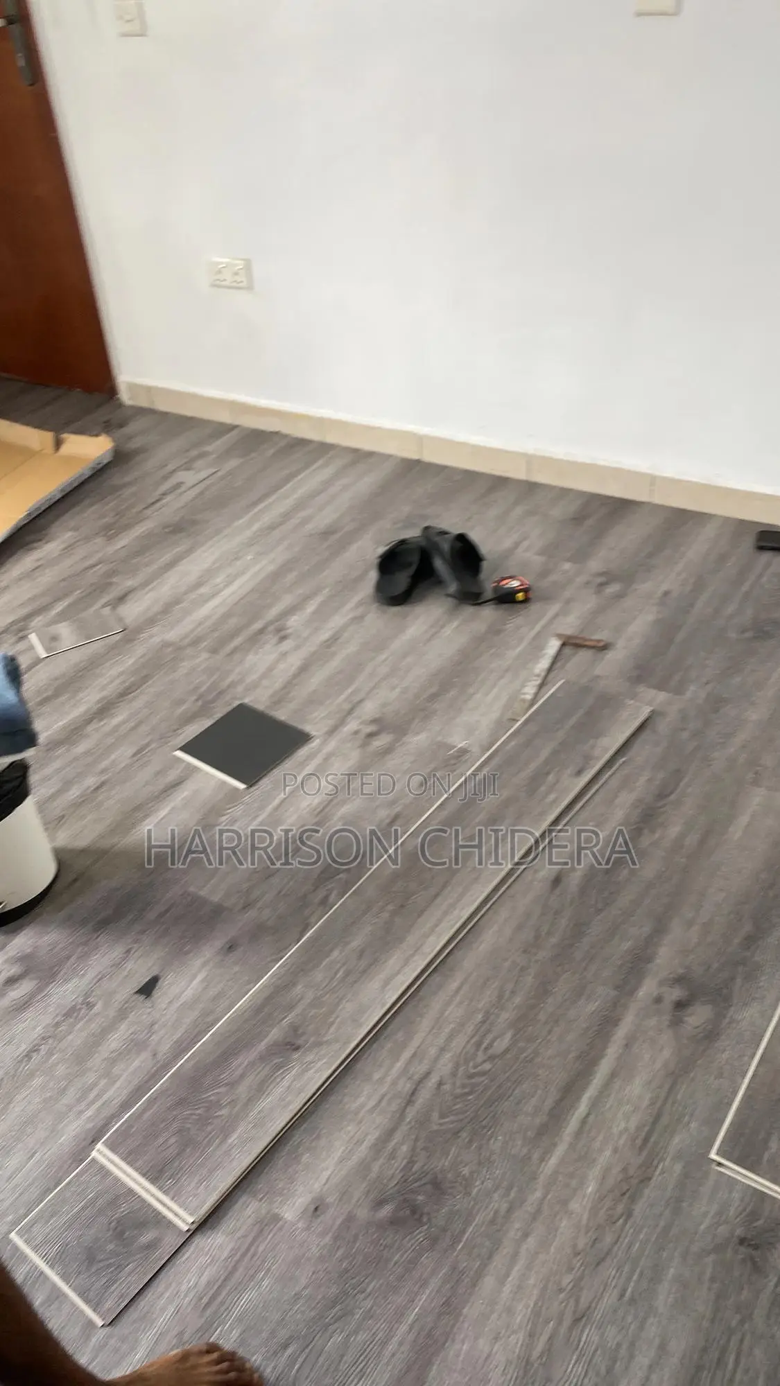 Gray Germany Made Wooden Floor