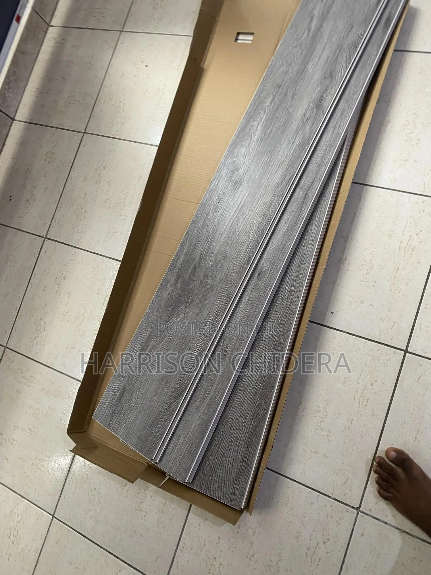 Gray Germany Made Wooden Floor