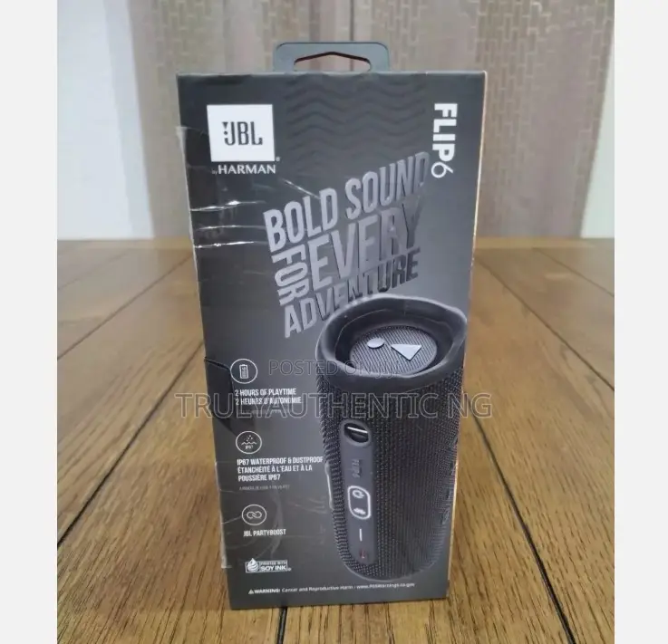 Authentic JBL Flip 6 Waterproof Portable Bluetooth Speaker