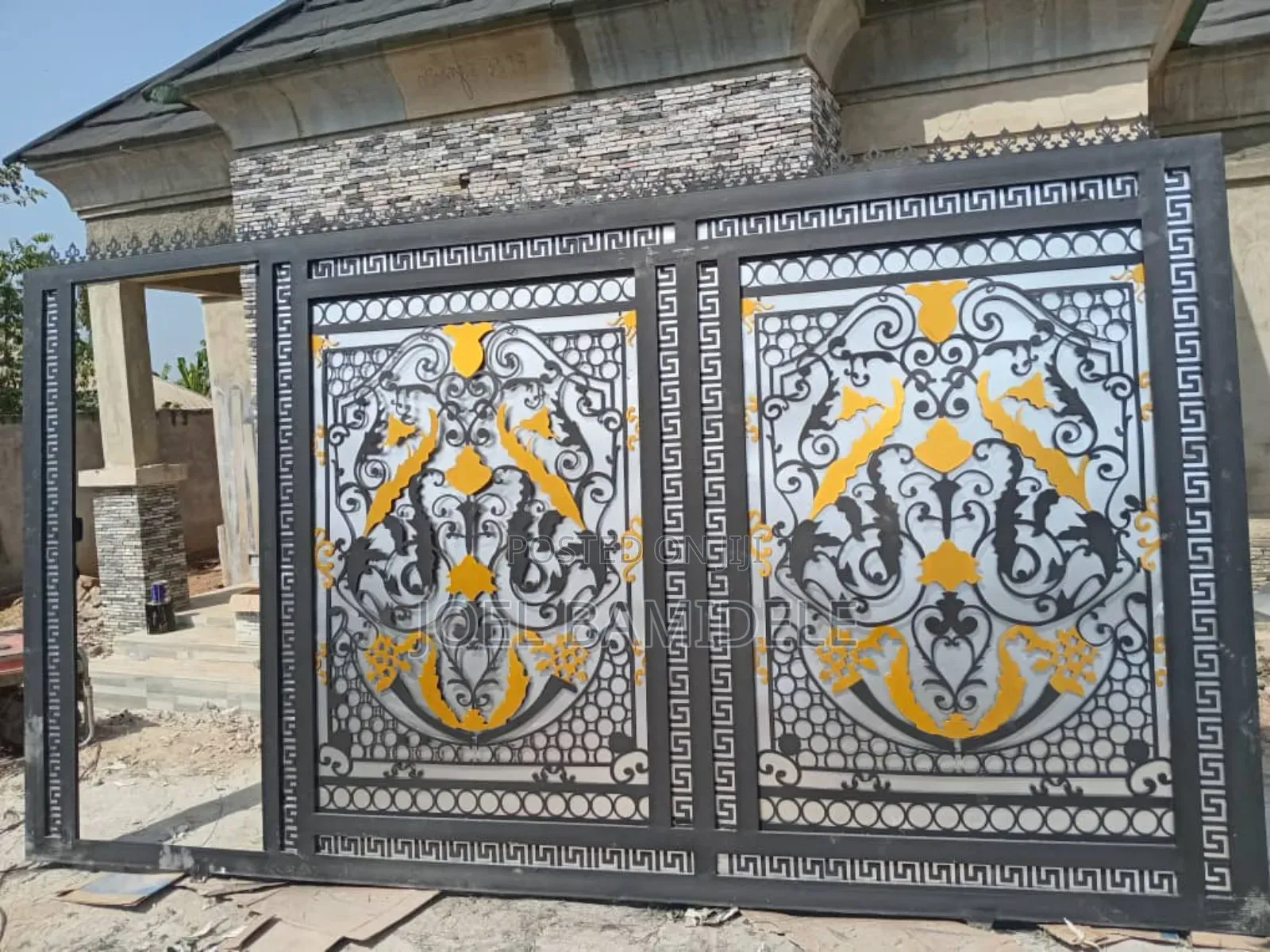 Gate : Security Laser Gate - Royal Laser Cut Special Design