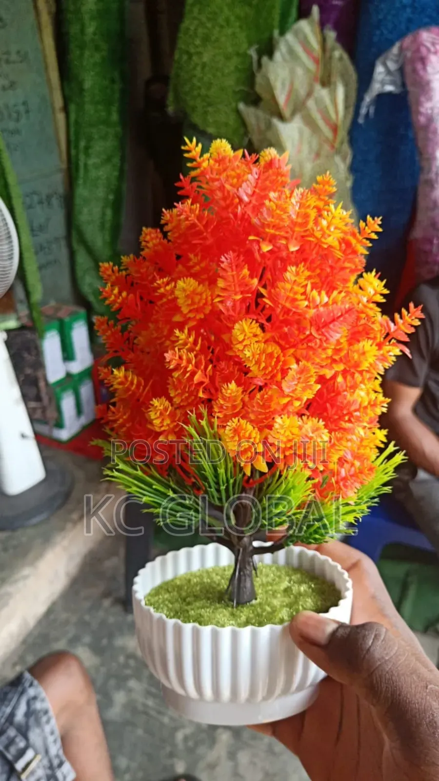 Artificial Flower and Pot Available