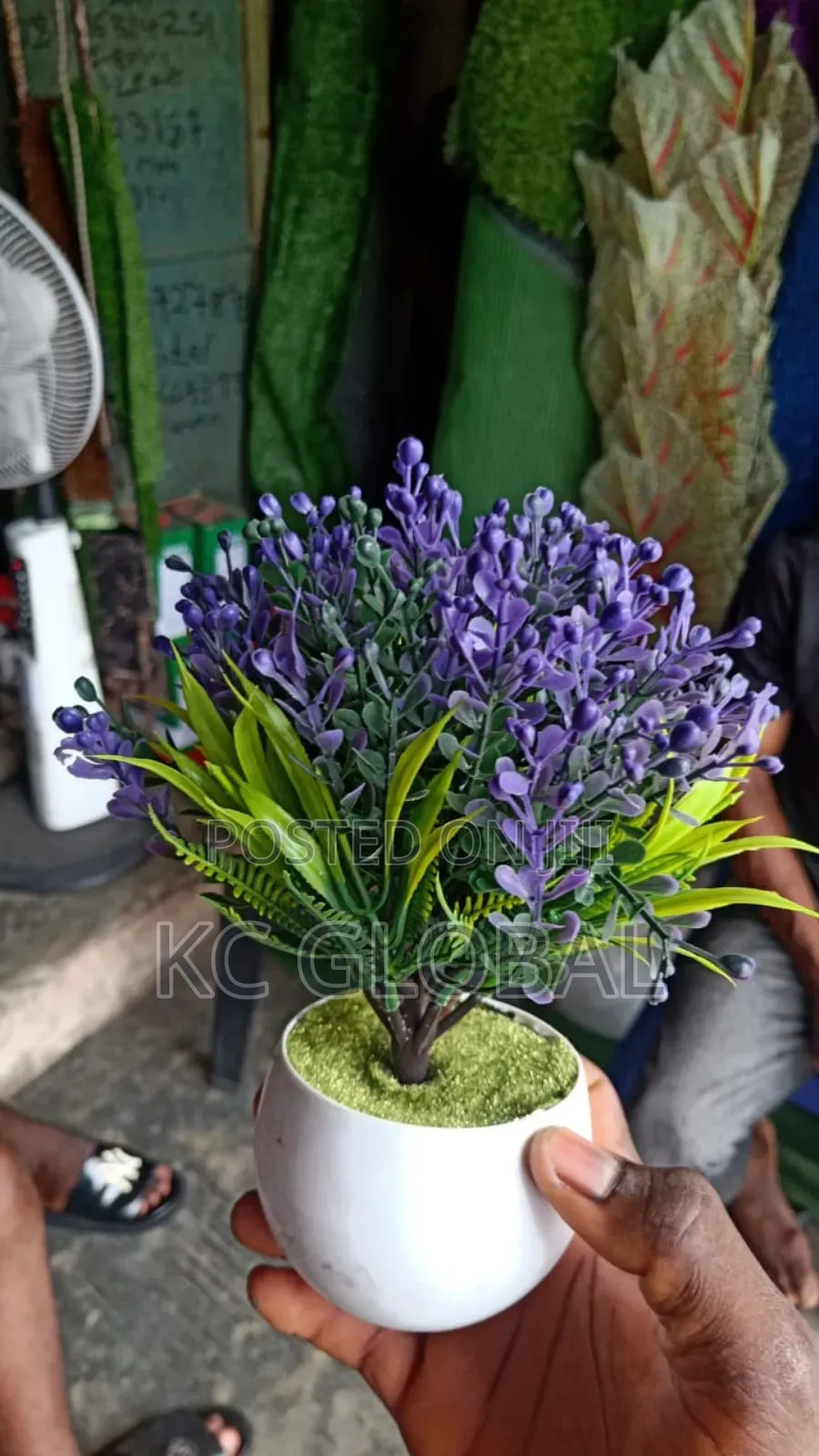 Artificial Flower and Pot Available