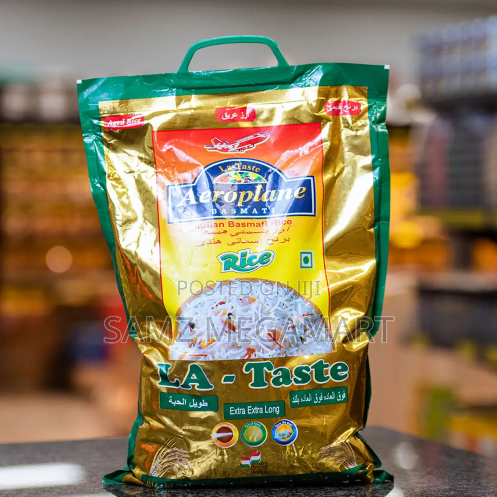 Aeroplane La-taste Indian Basmati Rice 5kg - Aromatic Long-grain Rice