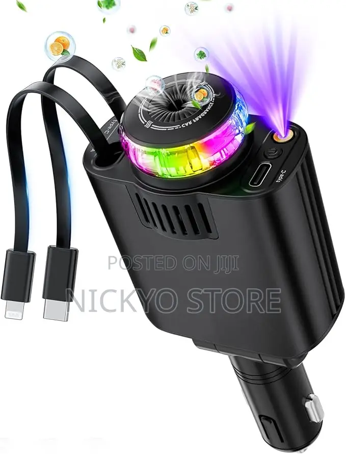 Starlight 5-in-1 Car Charger Ambient Light Projector