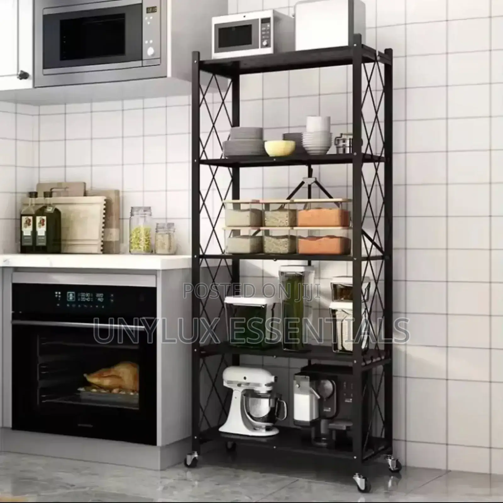 4/5 Layers Household Non Installation Kitchen Folding Storage Rack