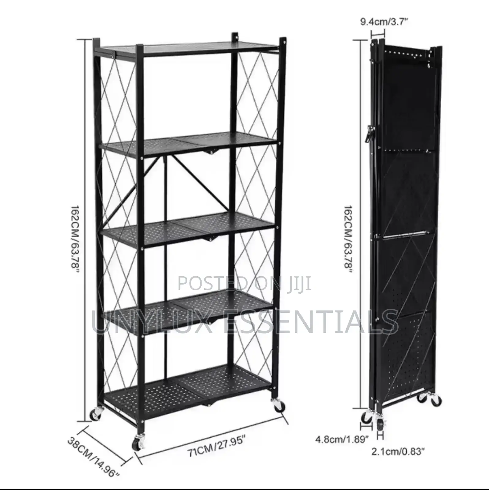 4/5 Layers Household Non Installation Kitchen Folding Storage Rack