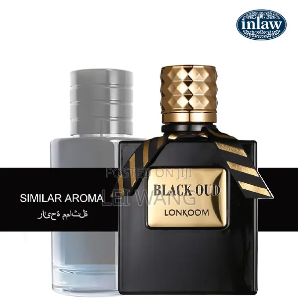 Lonkoom Black Oud Eau De Toilette Dior Sauvage Men Perfume 100ml