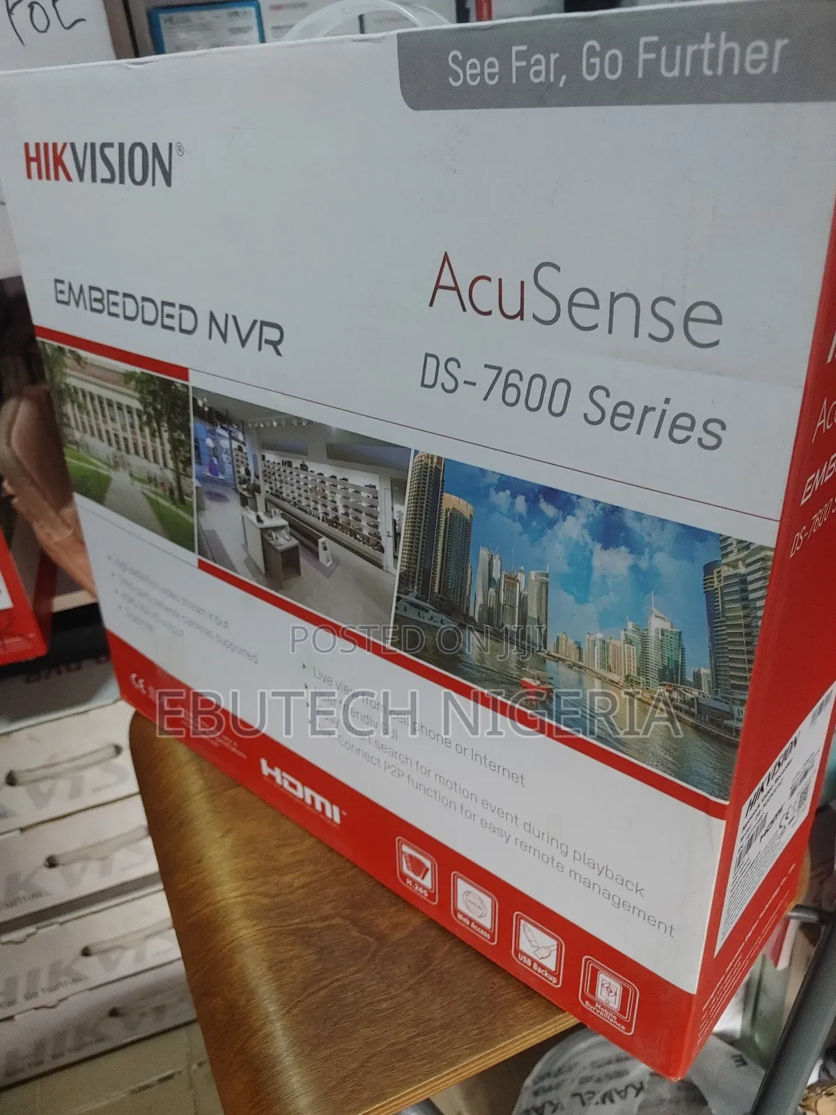 Hikvision Ds-7632nxi- 32-Ch 1u K Series Acusense Non-Poe NVR