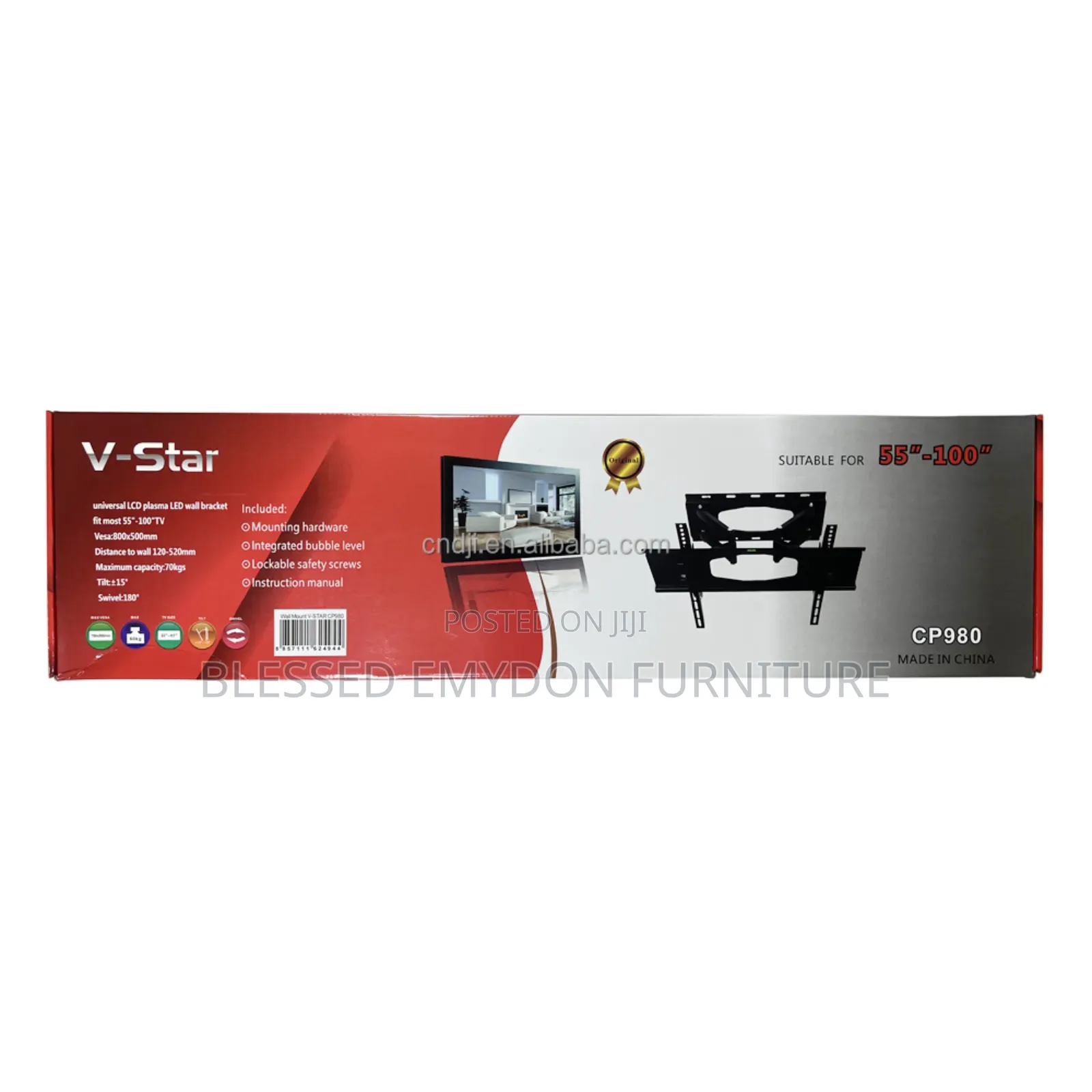 Wall Mount Stand Bracket for TVS 55to 100 Inches