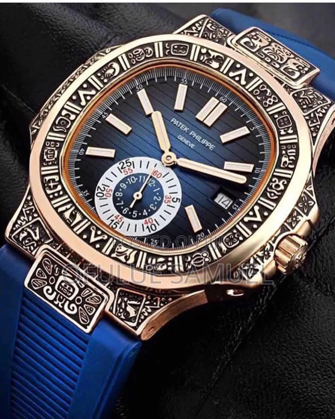 Patek Rubber Strap Wristwatch