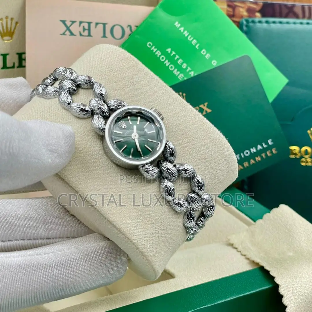 Rolex Quality Luxury Ladies Chain Strap Wristwatch