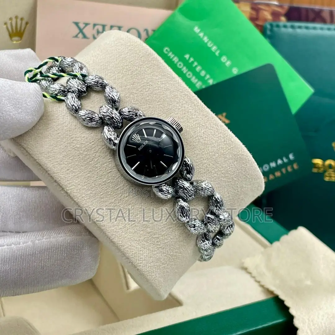 Rolex Quality Luxury Ladies Chain Strap Wristwatch