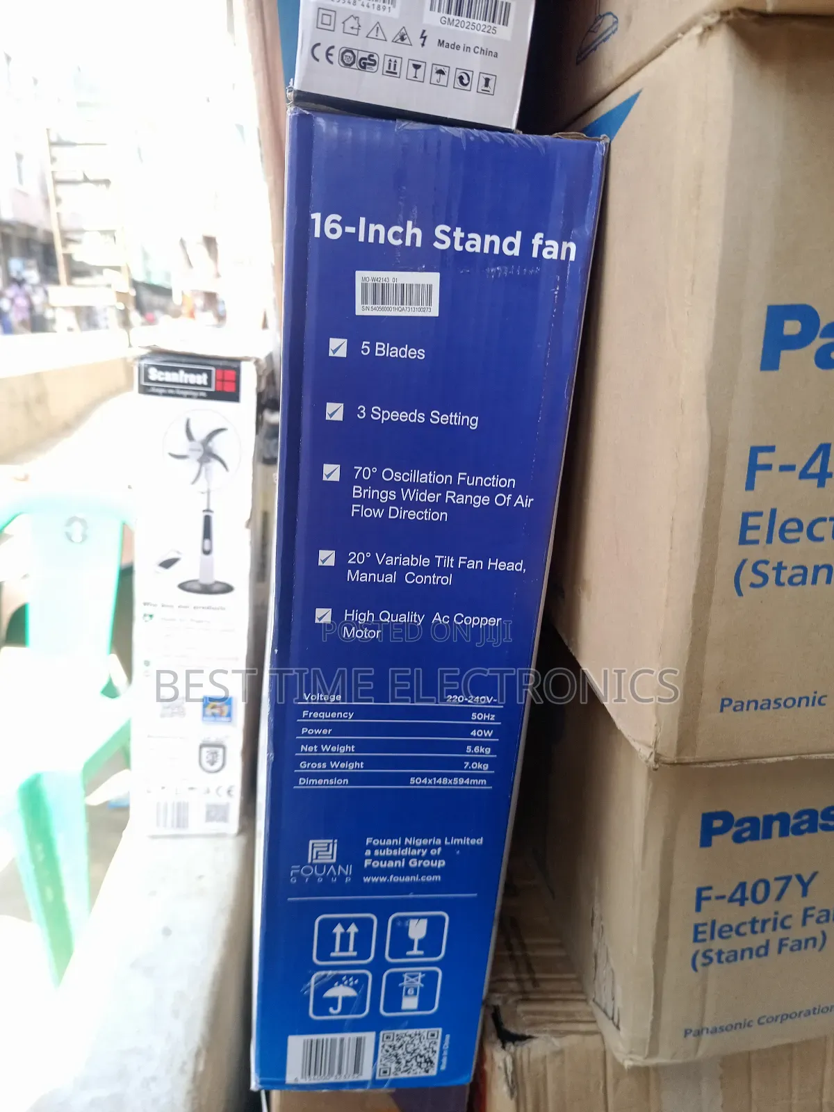 16" Maxi Electrical Stand Fan