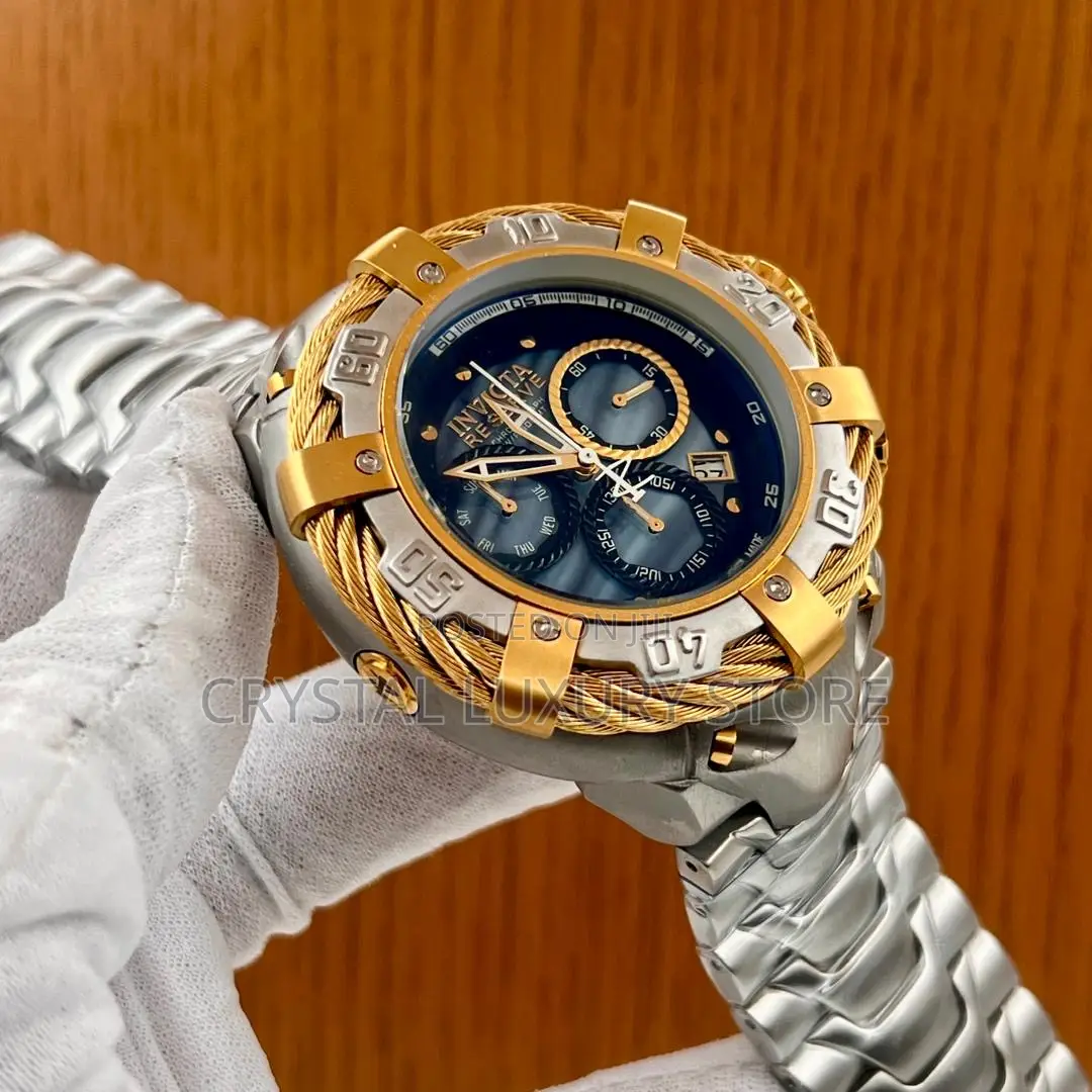 Invicta Quality Luxury Men Chain Strap Wristwatch