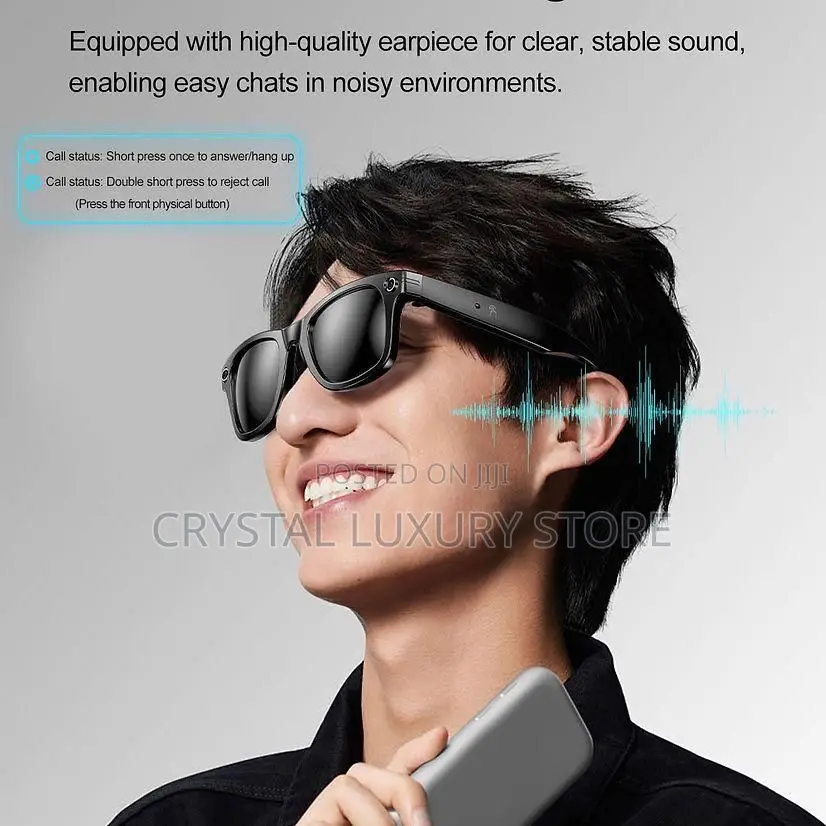 Rayban Quality Luxury Men Smart A.I Sunglasses