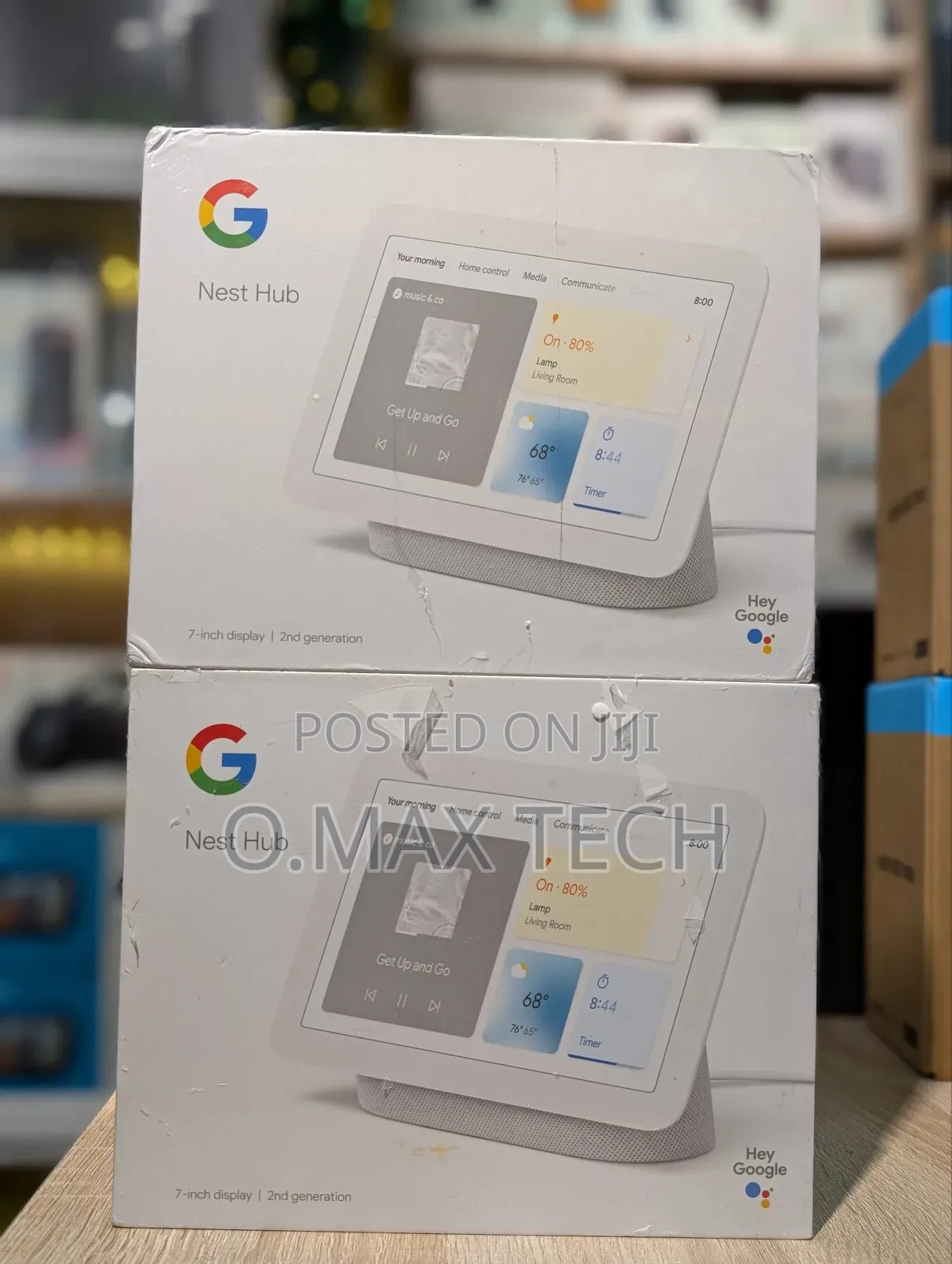 Google Nest Hub 7” Smart Display With Google Assistant - 2nd Gen