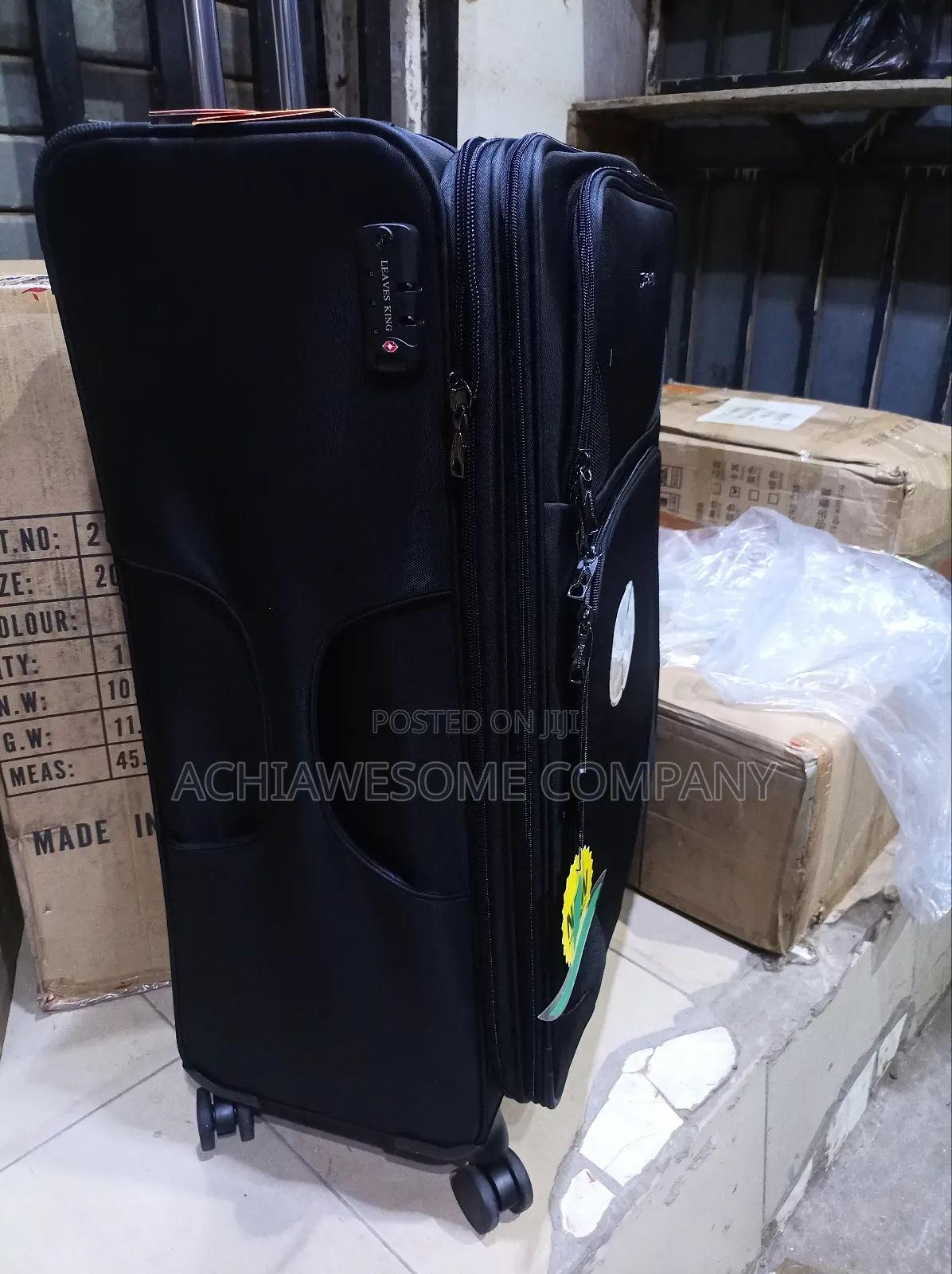 Original Leaves King Box With Anti-theft Zip