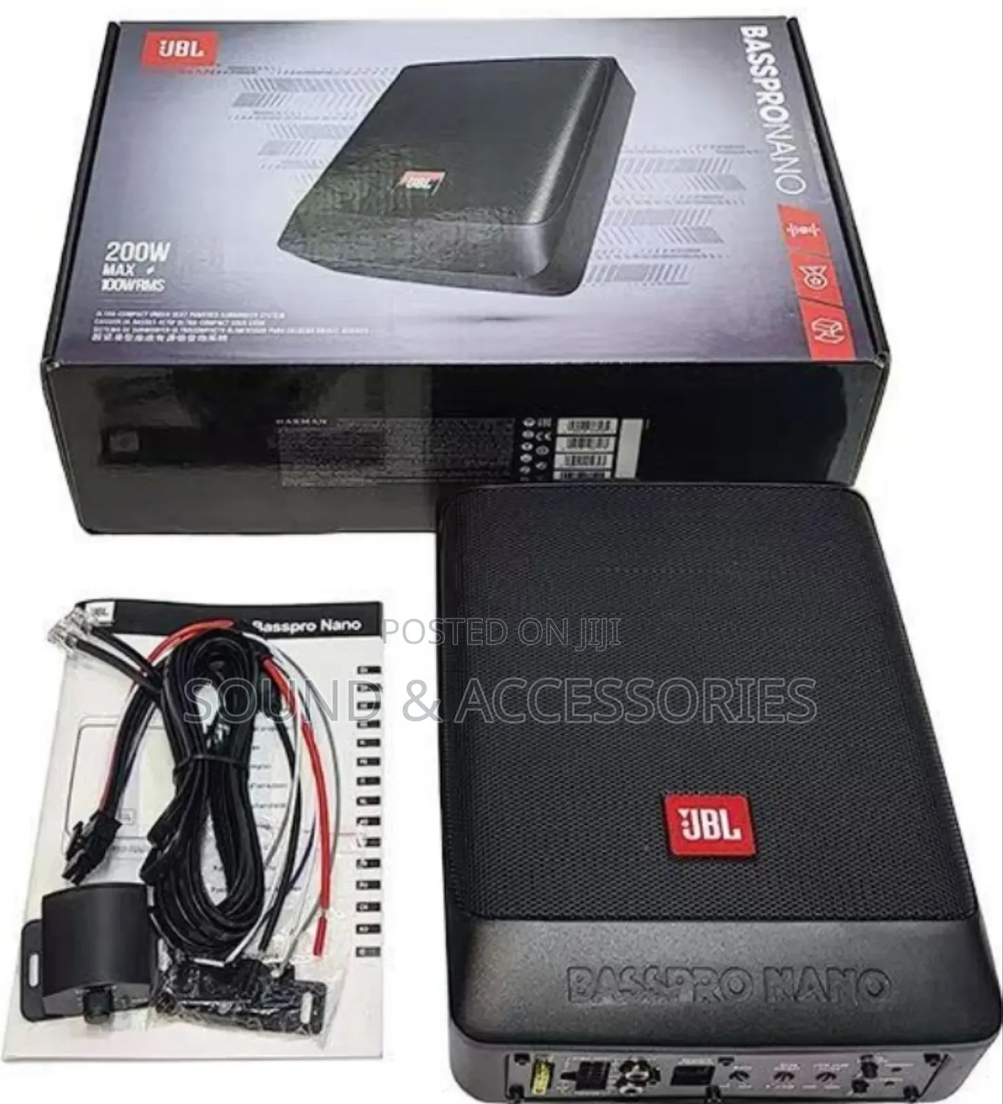 JBL Basspro Nano 200w Underseat Car Woofer
