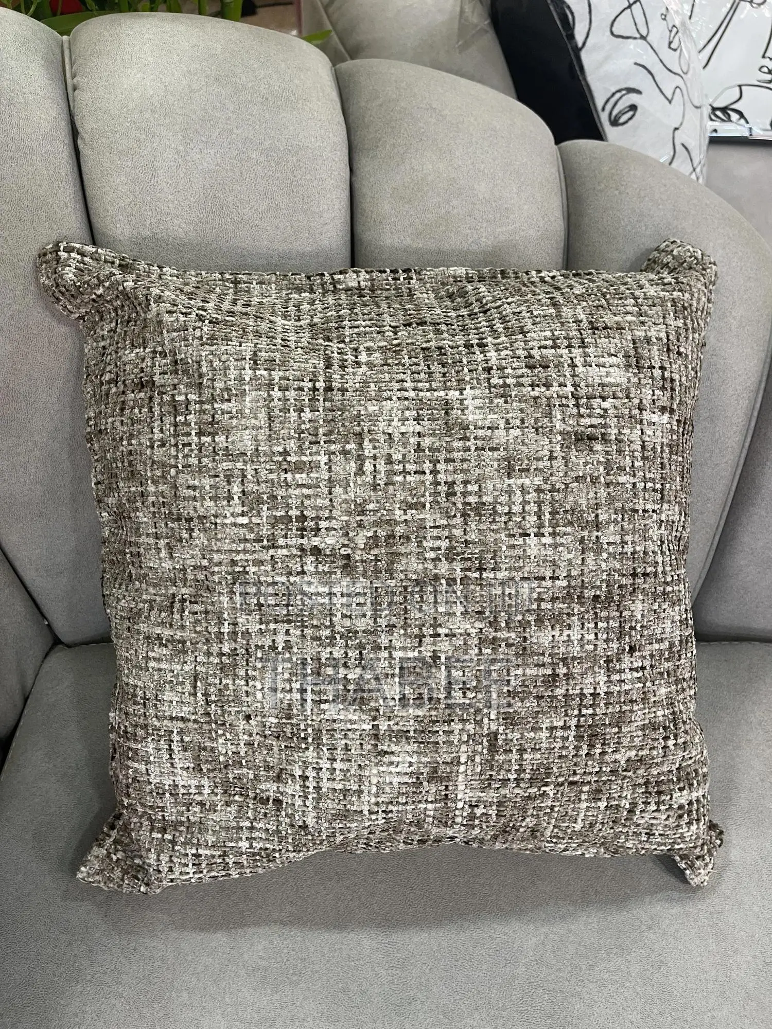 Throw Pillows Brown Biege