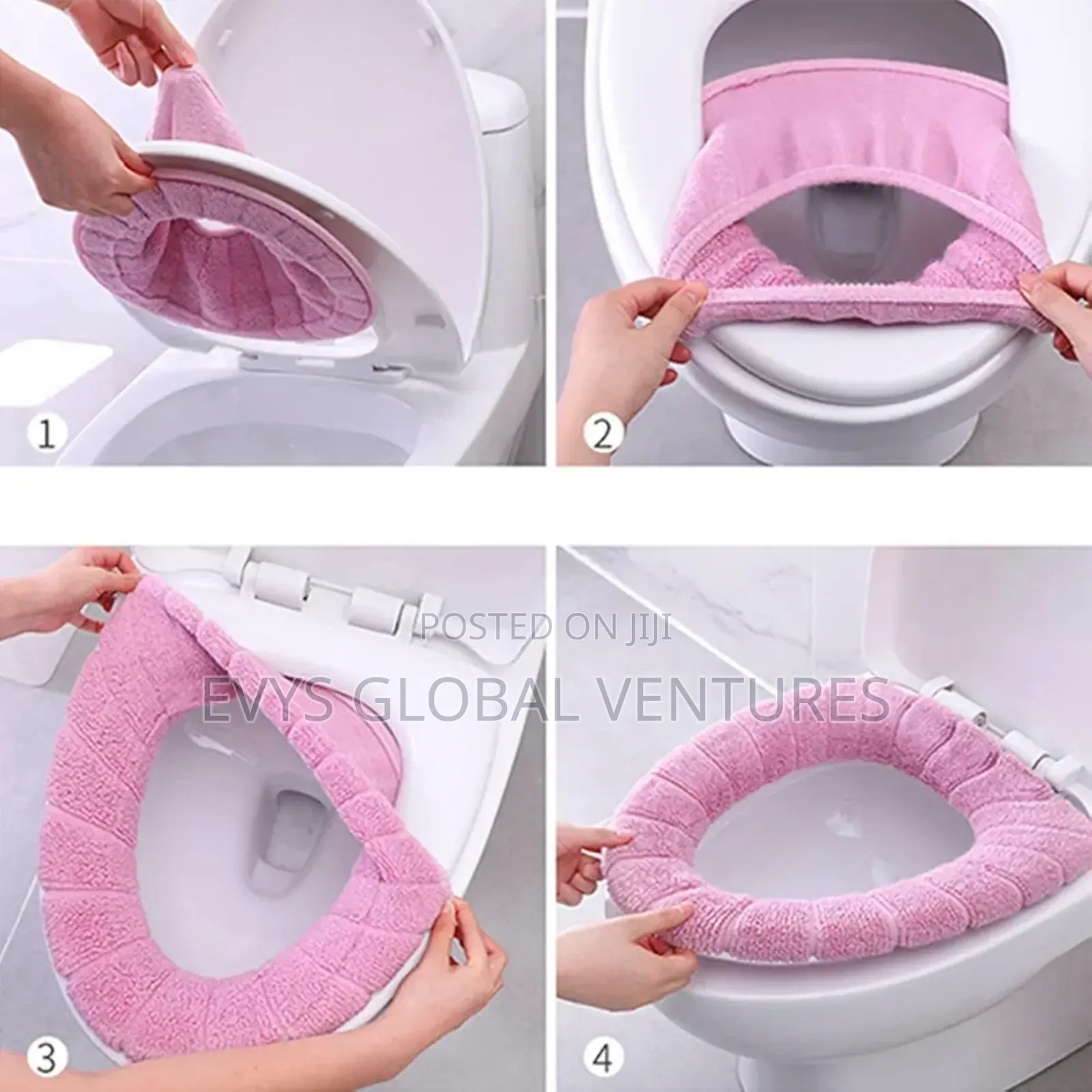 Cushion Toilet Seat Soft Comfy Cover