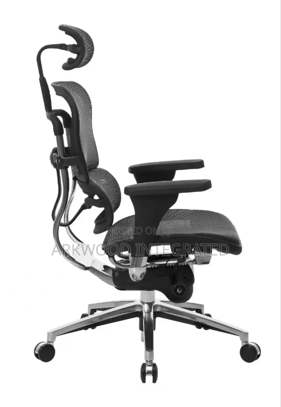 Ergonomic Mesh Chair With Adjustable Support Seat, Big Mechanism