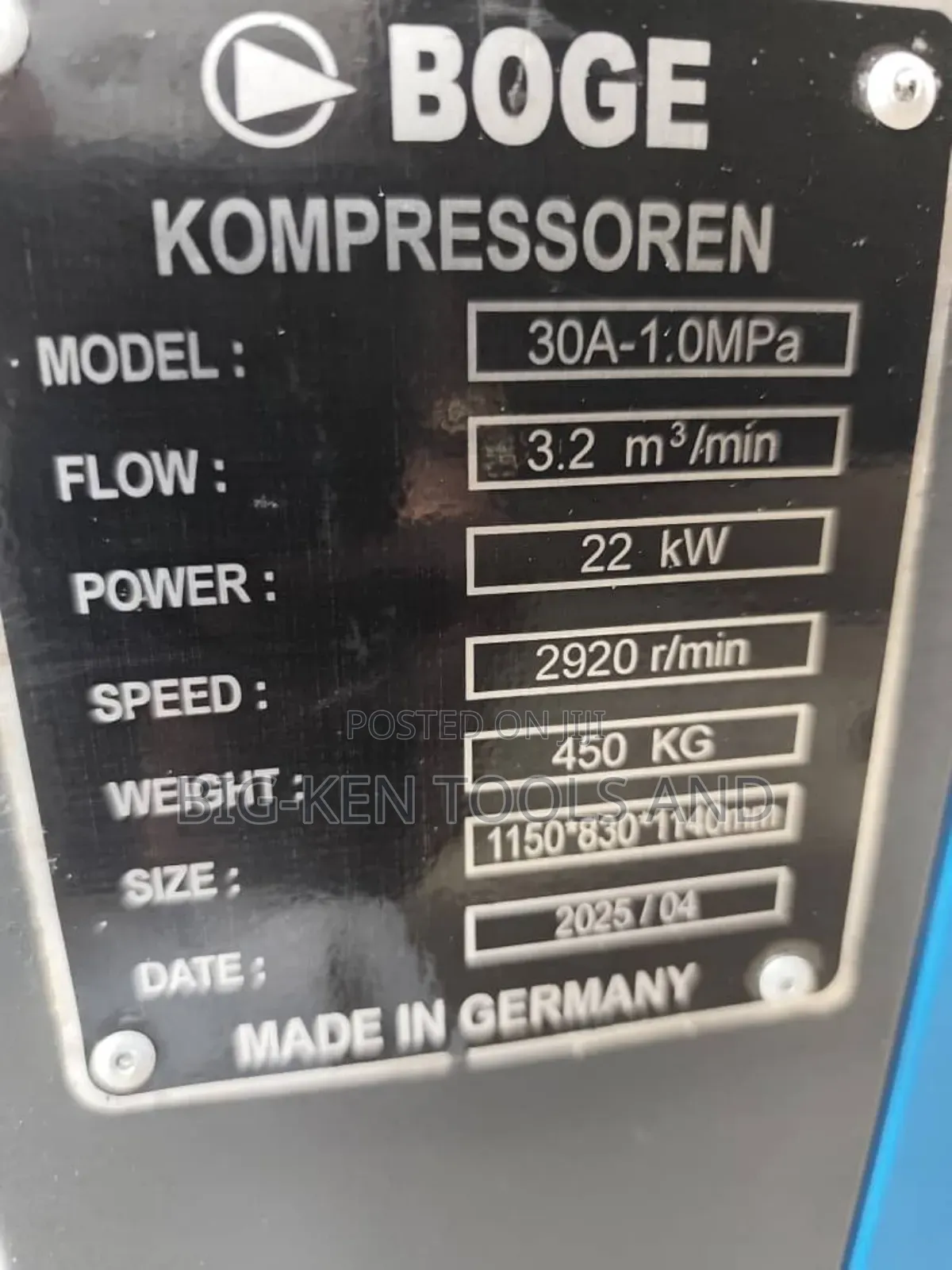 22kw/30hp Screw Air Compressor