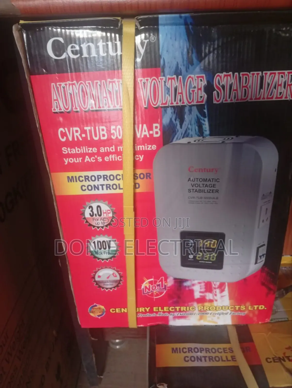 CVR Tub Century 5000watt 5va Voltage Regulator