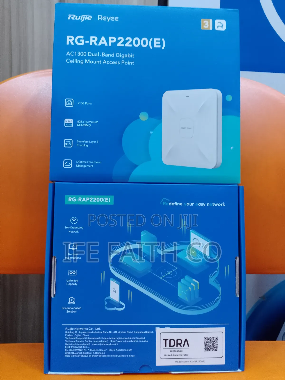 Rg-Rap2200(E) Reyee Wi-Fi 5 1267mbps Ceiling Access Point