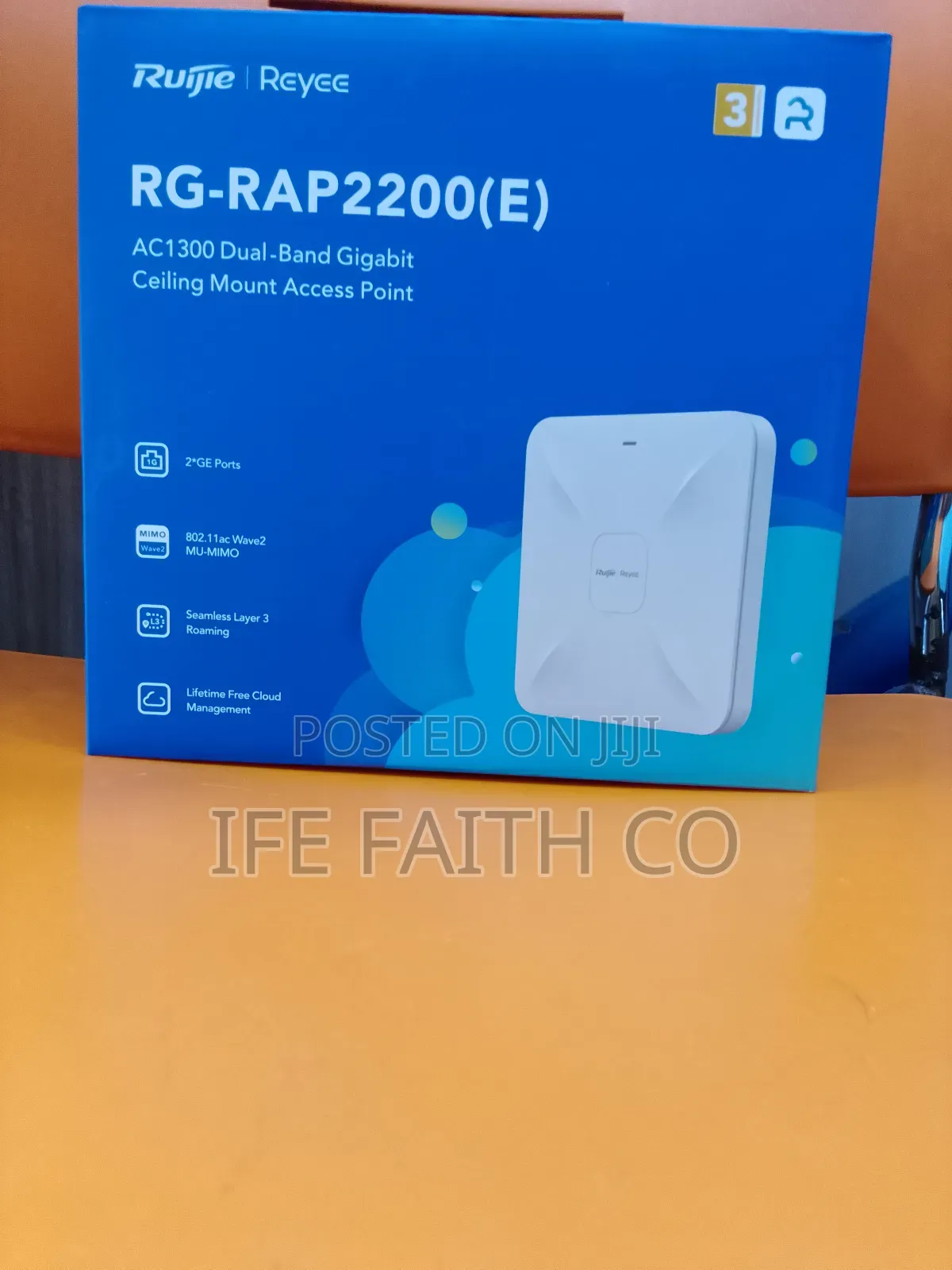 Rg-Rap2200(E) Reyee Wi-Fi 5 1267mbps Ceiling Access Point
