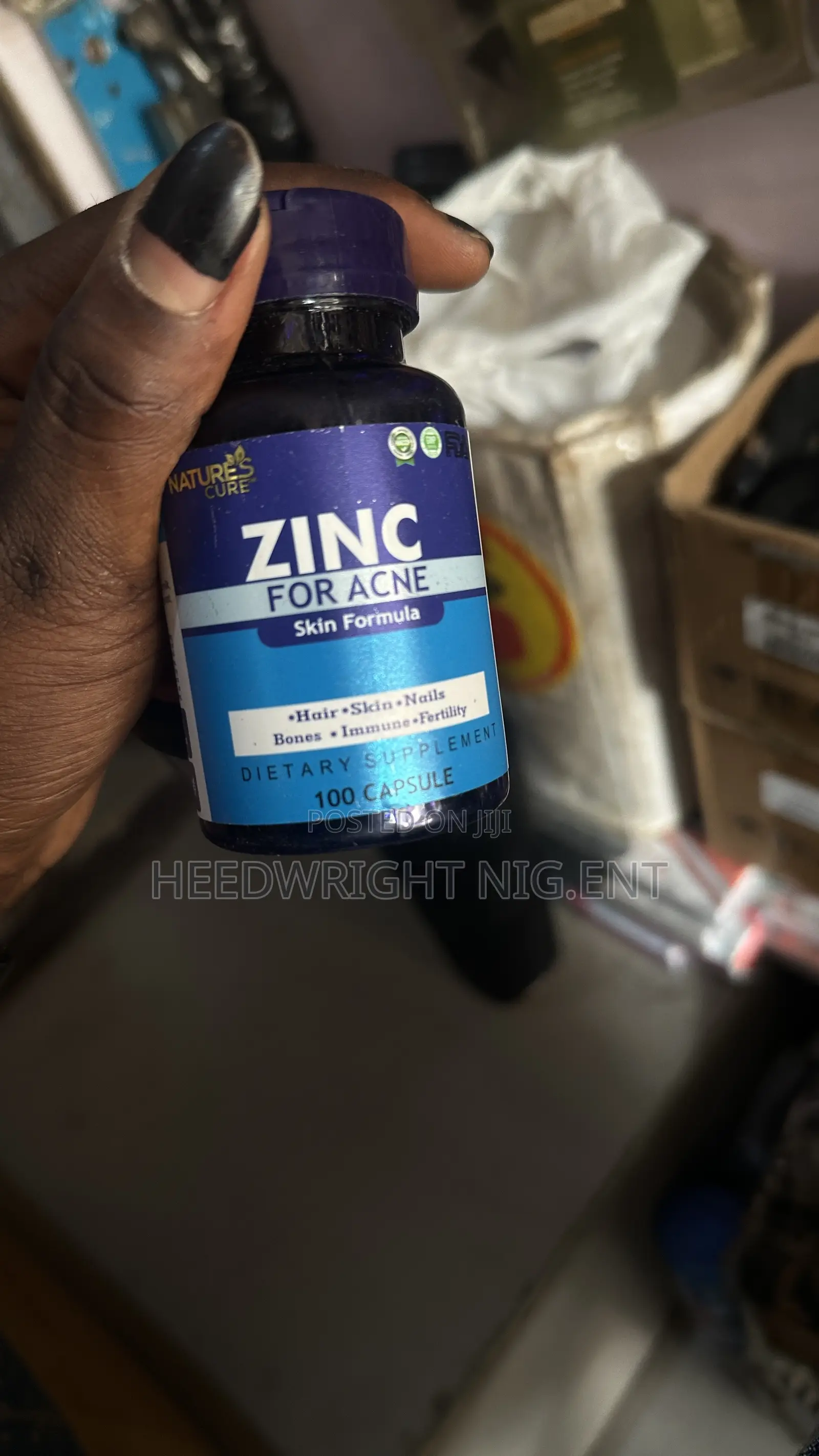 Zinc for Acne Skin Formula